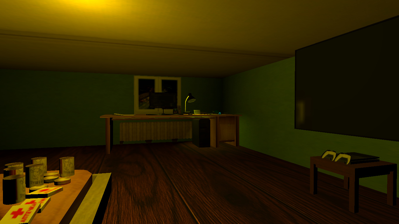 Интерьер заброшенного дома